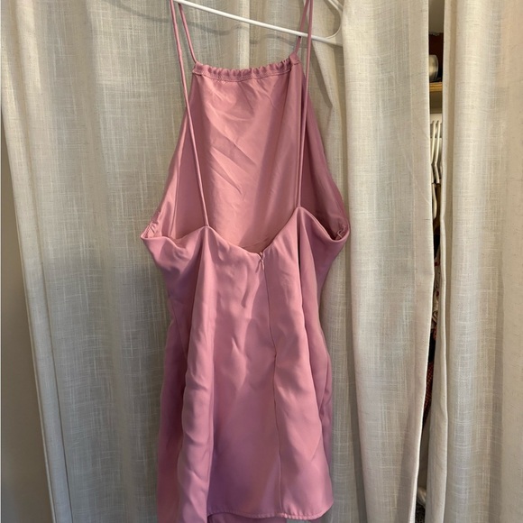 Superdown | Pink Backless Slip Dress - Picture 2 of 8
